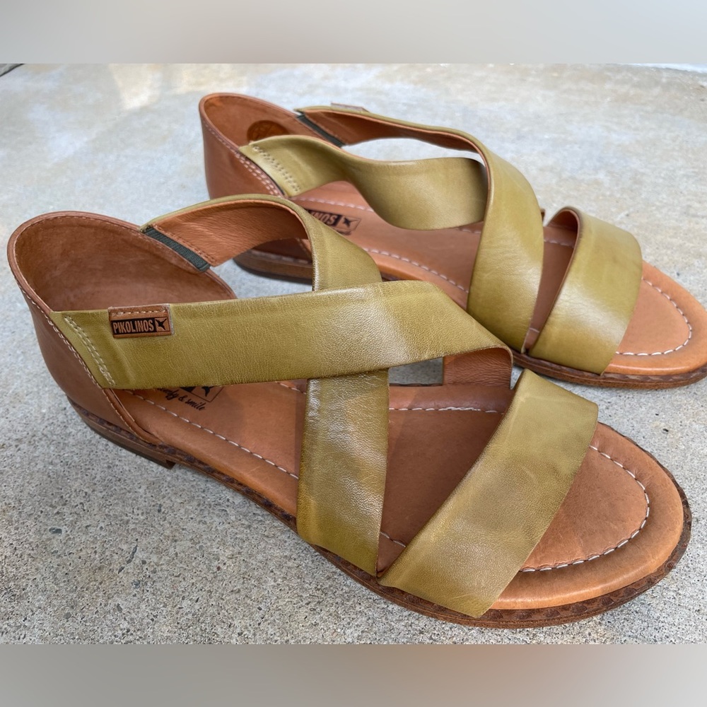 Pikolinos Algar Sandals - Citron